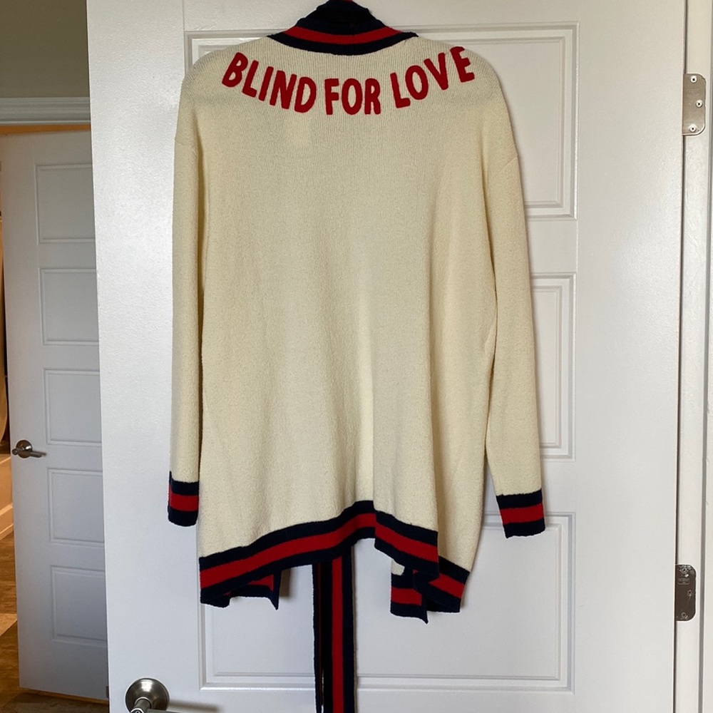 GUCCI BLIND FOR LOVE CARDIGAN
